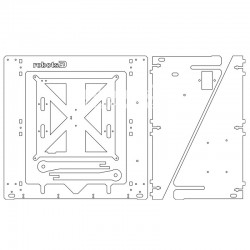 Комплект деталей из акрила для рамы 3D принтера RepRap Prusa i3